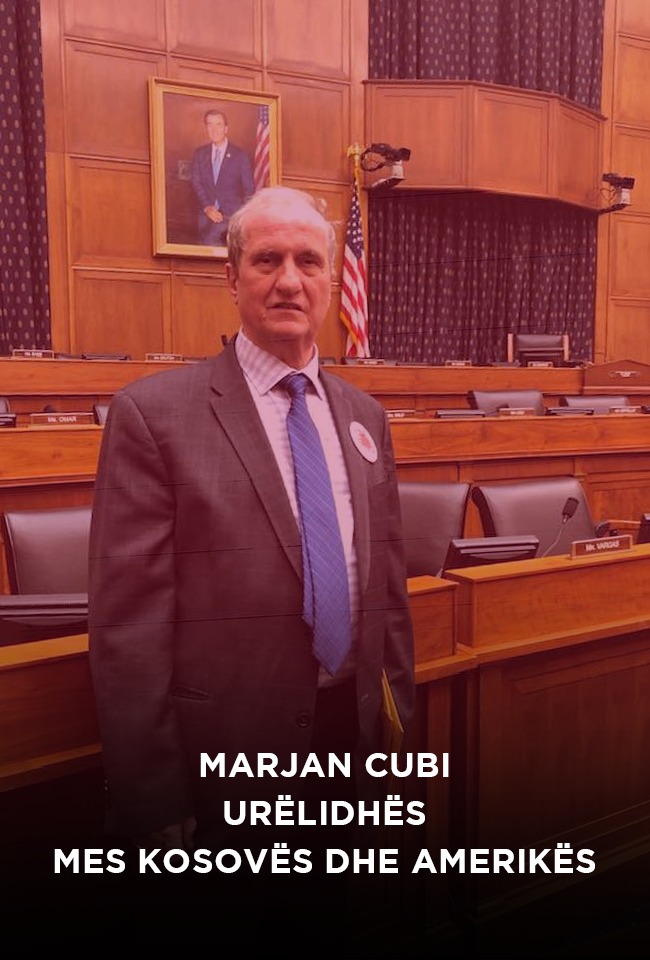 Marjan Cubi-Urëlidhës mes Kosovës dhe Amerikës